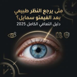 متى يرجع النظر طبيعي بعد عملية الفيمتو سمايل