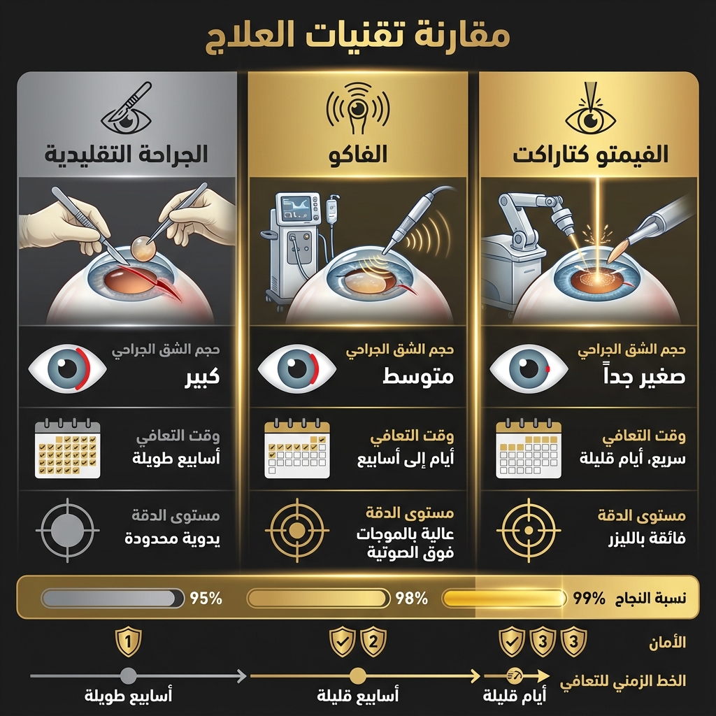 مقارنة تقنيات علاج المياه البيضاء